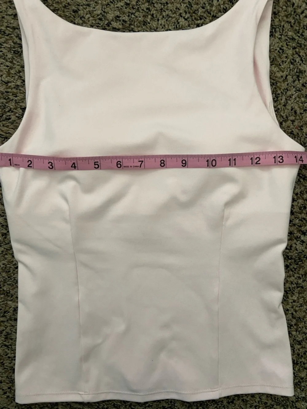 Logilates Boatneck Crisscross Tank Womans Small In Pale Pink - Picture 7 of 8